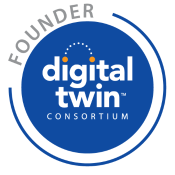 Bild: Gründerabzeichen des Digital Twin Consortium