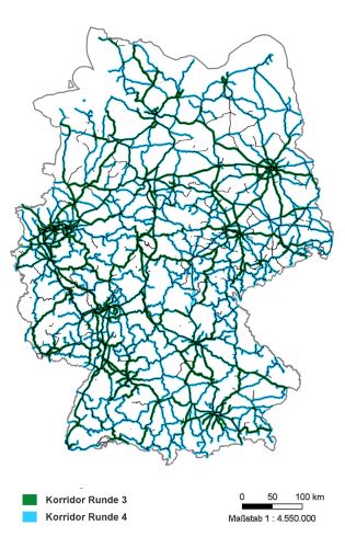 Bildnachweis: © Bundesamt für Kartographie und Geodäsie (BKG) und Disy Informationssysteme GmbH