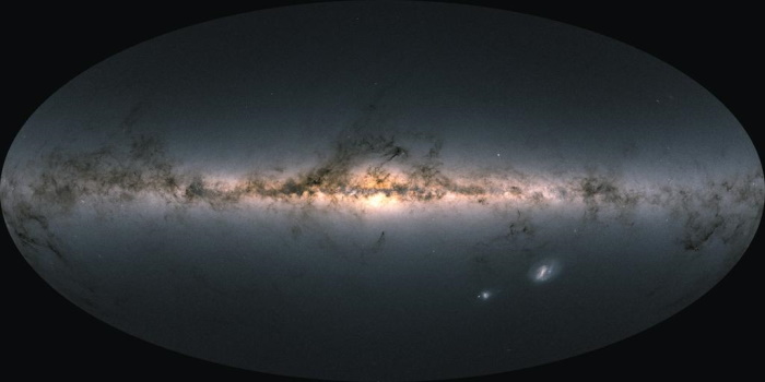 Gaia-Abbildung der Milchstraße, Credit: ESA/Gaia/DPAC CC BY-SA 3.0 IGO