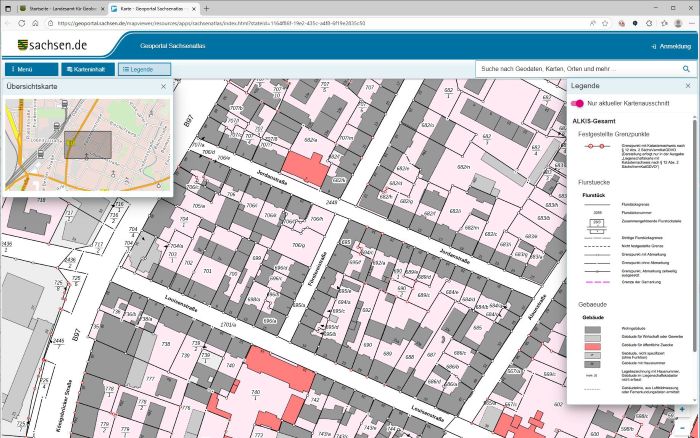 © Screenshot www.geoportal.sachsen.de