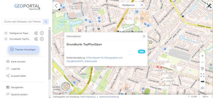 Geoportal der Stadt Papenburg